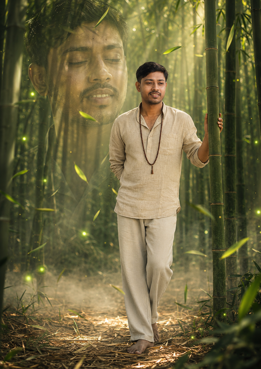 Bamboo forest zen editorial